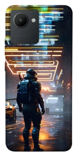 Чехол на Realme C30s Cyber character фото 1 из 1