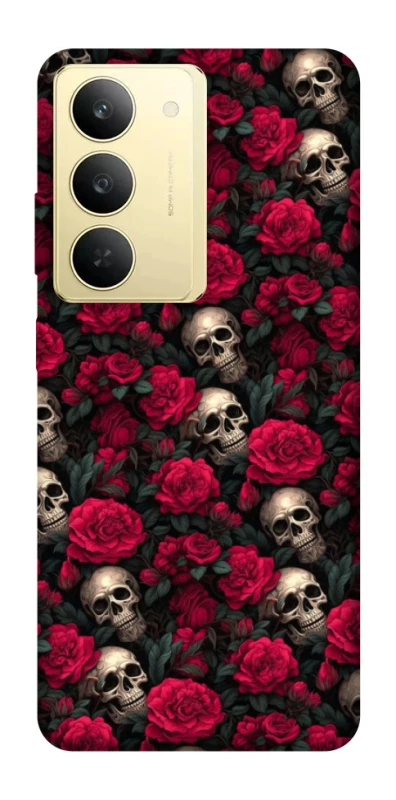 Чехол на Realme 14x Черепа и розы фото 1 из 1