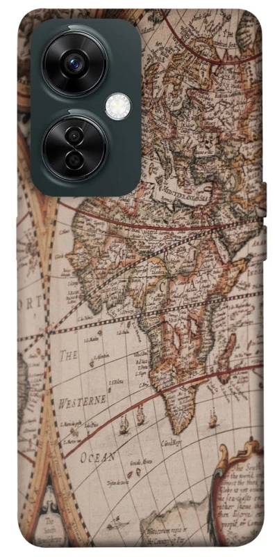 Чехол на OnePlus Nord CE 3 Lite Карта путешествий фото 1 из 1