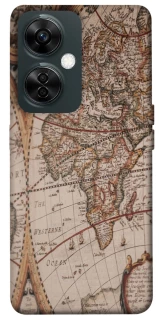 Чехол на OnePlus Nord CE 3 Lite Карта путешествий фото 1 из 1
