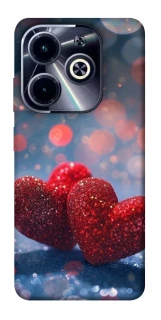 Чехол на Infinix Hot 40i Red hearts фото 1 из 1