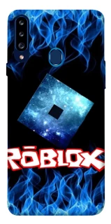 Чохол на Samsung Galaxy A20s Roblox Galaxy Flame Logo фото 1 з 1