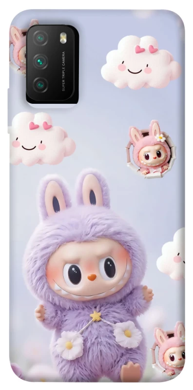 Чохол на Xiaomi Poco M3 Labubu & clouds фото 1 з 1