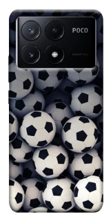 Чохол на Xiaomi Poco X6 Футбольні м'ячи фото 1 з 1