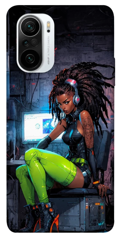 Чохол на Xiaomi Redmi K40 / K40 Pro / K40 Pro+ / Poco F3 Cyber girl фото 1 з 1