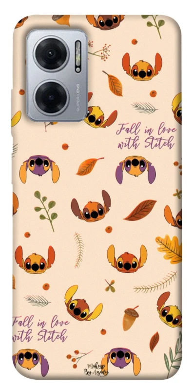 Чохол на Xiaomi Redmi Note 11E Fall in love with Stitch фото 1 з 1