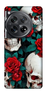 Чехол на OnePlus 12 skull and rose фото 1 из 1