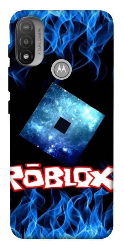 Чохол на Motorola Moto E20 Roblox Galaxy Flame Logo фото 1 з 1