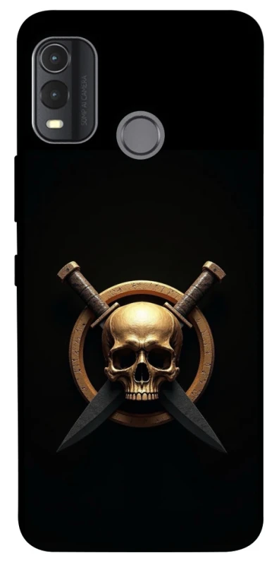 Чохол на Nokia G11 Plus Golden Skull фото 1 з 1