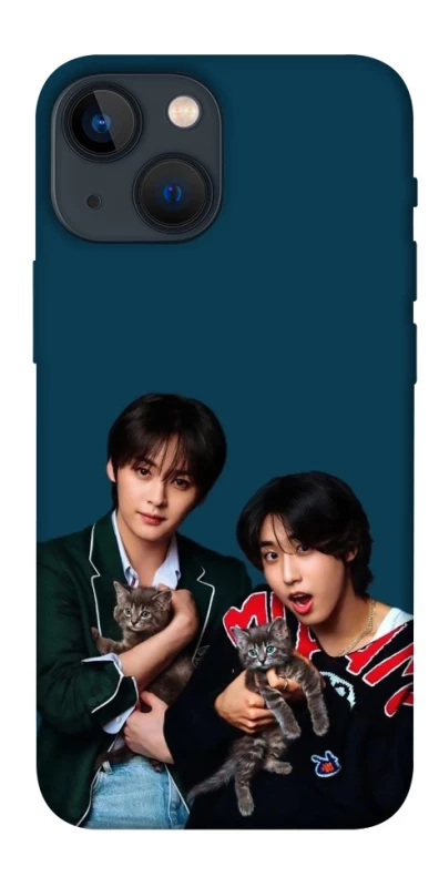 Чехол на Apple iPhone 13 mini (5.4") Lee Know and Han - Stray Kids фото 1 из 1