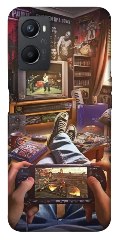 Чохол на Oppo A96 Retro style v4 фото 1 з 1