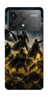 Чохол на Xiaomi Poco F6 Pro HELLDIVERS фото 1 з 1