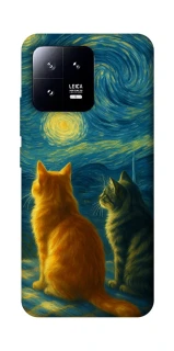 Чехол на Xiaomi 13 Cats under the stars фото 1 Чехол на Xiaomi 13 Cats under the stars фото 1 из 1