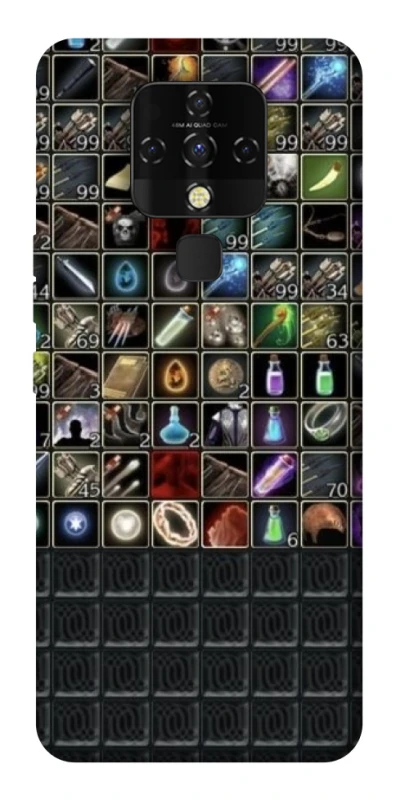 Чохол на TECNO Camon 16 SE Inventory menu ver.2 фото 1 з 1