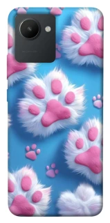 Чохол на Realme C30s Cat paw фото 1 з 1