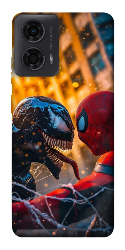 Чохол на Motorola Moto G04 Venom vs Spiderman фото 1 з 1