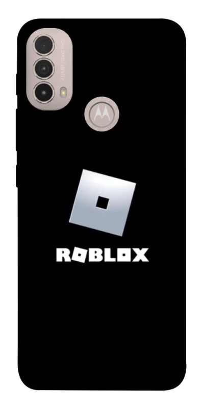 Чохол на Motorola Moto E40 Roblox logo black фото 1 з 1