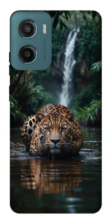 Чохол на Motorola Moto G06 Leopard in water фото 1 з 1