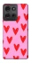 Чохол на Motorola Moto G75 Red hearts 2 фото 1 з 1