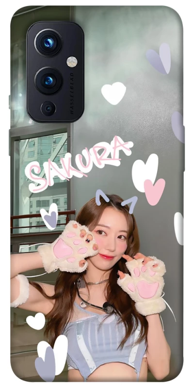 Чехол на OnePlus 9 Sakura - LE SSERAFIM фото 1 из 1