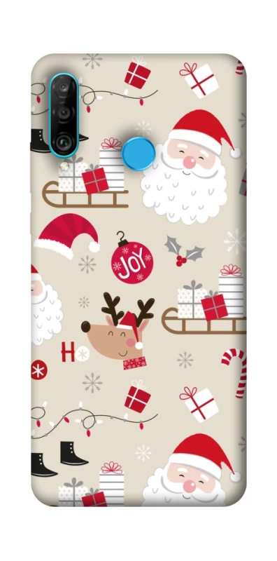 Чохол на Huawei P30 lite Новорічний v1 фото 1 з 1