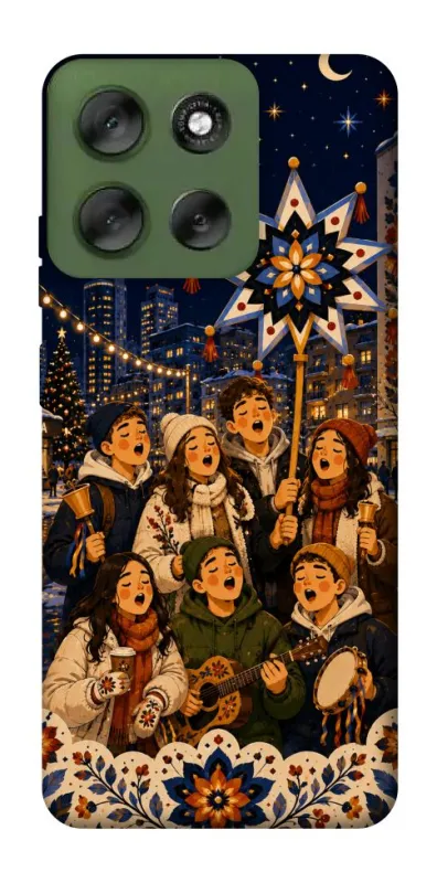 Чехол на Motorola Moto G56 5G Колядка фото 1 из 1