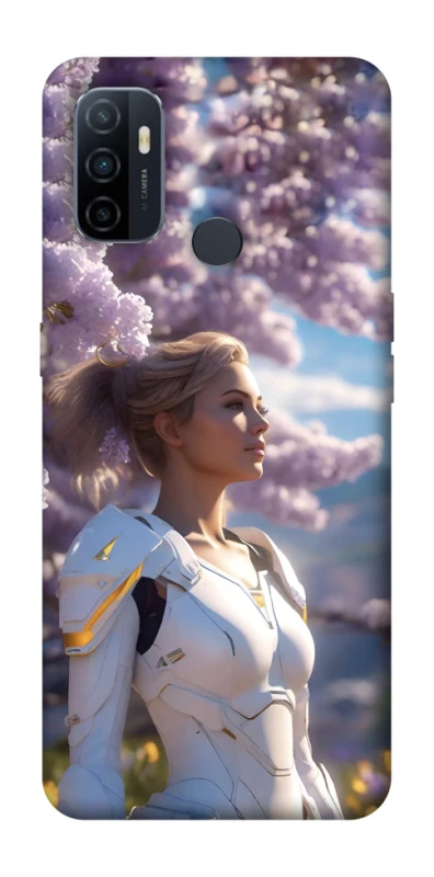 Чохол на Oppo A53 / A32 / A33 Cyber space girl ver.1 фото 1 з 1