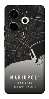 Чехол на TECNO Pova 6 Neo (LI6) Mariupol map фото 1 из 1
