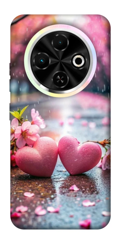 Чехол на TECNO Spark 30C Pink heart фото 1 из 1