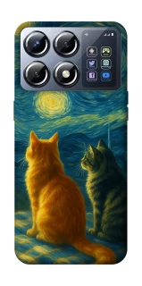 Чохол на Xiaomi POCO X8 Pro Cats under the stars фото 1 Чохол на Xiaomi POCO X8 Pro Cats under the stars фото 1 з 1