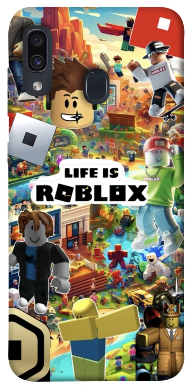 Чохол на Samsung Galaxy A20 / A30 Life is Roblox фото 1 з 1