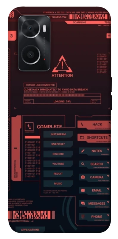 Чохол на Oppo A76 4G Attention фото 1 з 1