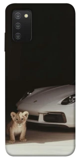Чехол на Samsung Galaxy A03s Porsche white фото 1 из 1