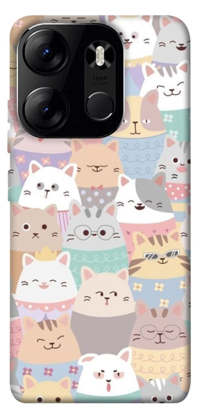 Чохол на Tecno Spark Go 2023 Funny Kittens ver.2 фото 1 з 1