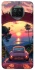 Чехол на Xiaomi Mi 10T Lite / Redmi Note 9 Pro 5G Porsche at sunset фото 1 из 1