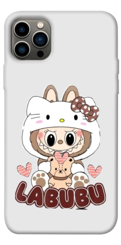 Чохол на Apple iPhone 12 Pro (6.1") Hello Kitty Labubu фото 1 з 1