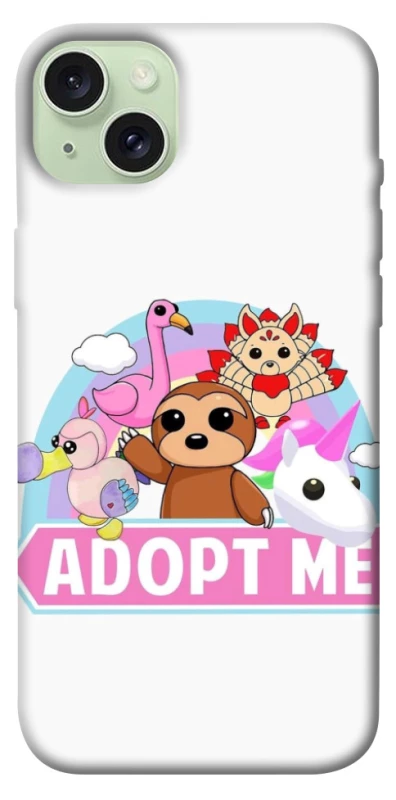 Чехол на Apple iPhone 15 Plus (6.7") Adopt Me Pets Logo фото 1 из 1