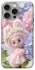 Чохол на Apple iPhone 15 Pro Max (6.7") Labubu & Flowers ver.1 фото 1 з 1