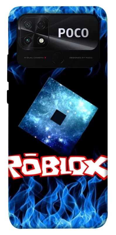 Чохол на Xiaomi Poco C40 Roblox Galaxy Flame Logo фото 1 з 1