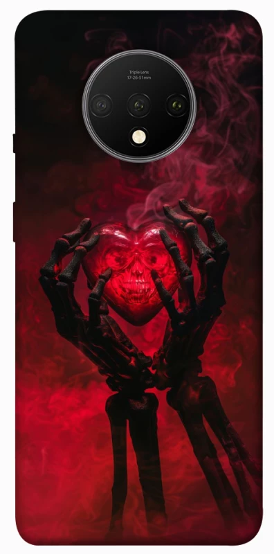 Чохол на OnePlus 7T Heart in the hands of a skeleton фото 1 з 1
