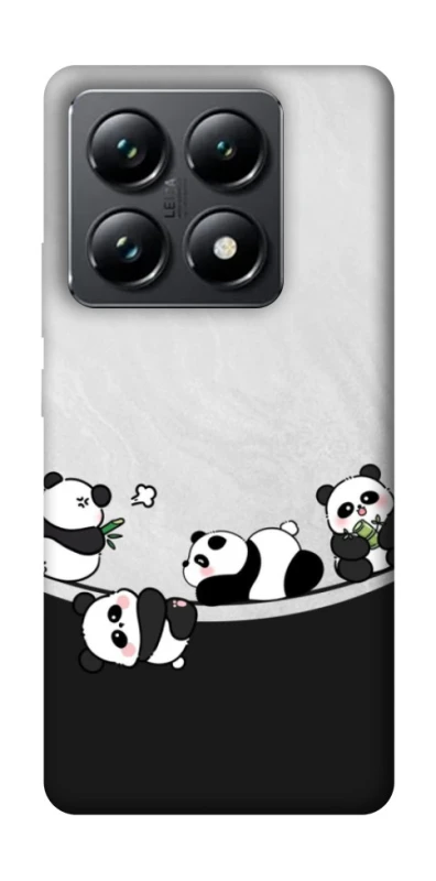 Чохол на Xiaomi 14T Pro Four pandas фото 1 з 1