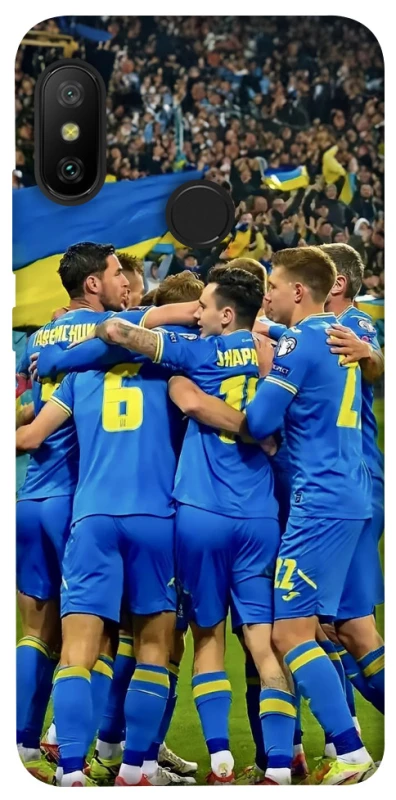 Чехол на Xiaomi Mi A2 Lite / Xiaomi Redmi 6 Pro Сборная Украины v3 фото 1 из 1