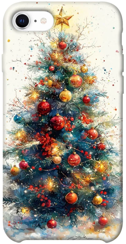 Чохол на Apple iPhone SE (2020) Новорічний v36 фото 1 з 1