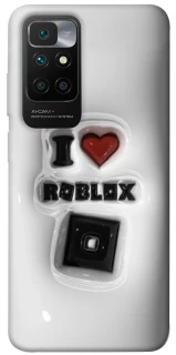 Чохол на Xiaomi Redmi 10 I love Roblox фото 1 з 1