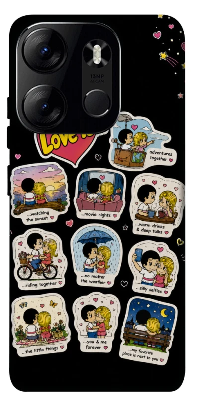 Чехол на Tecno Spark Go 2023 Love is ver.4 фото 1 из 1