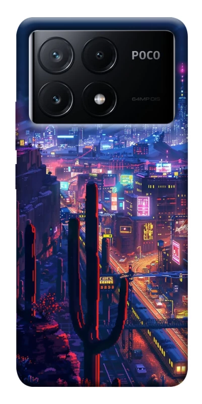 Чохол на Xiaomi Poco X6 Night city фото 1 з 1