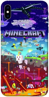 Чехол на Apple iPhone X (5.8") Minecraft world фото 1 из 1