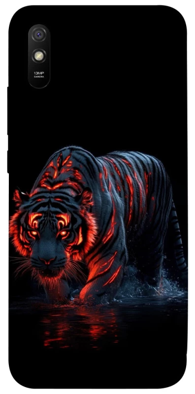Чехол на Xiaomi Redmi 9A fire tiger фото 1 из 1