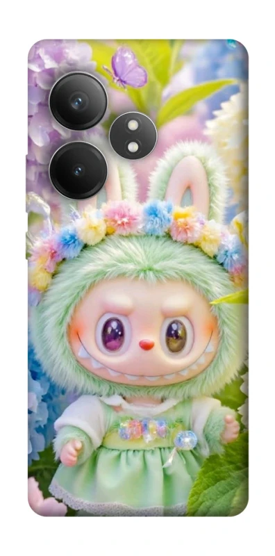 Чохол на Realme GT Neo 6 SE Labubu & Flowers ver.2 фото 1 з 1