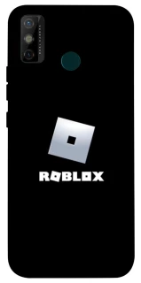 Чехол на TECNO Spark 6 Go Roblox logo black фото 1 из 1
